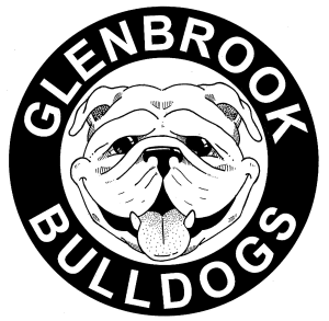 Glenbrook Middle School Bulldog Dash logo