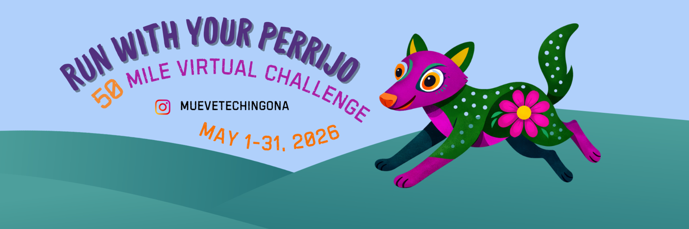 Run With Your Perrijo 50 Mile Virtual Challenge