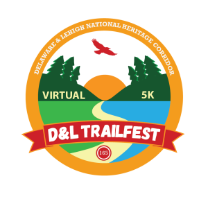 D&L TrailFest Virtual 5k logo