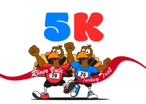 River Vale Run 4 the Love and Fitness with Friends Turkey Trot Charity 5K logo