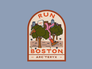 Arc'teryx Run Boston 10K logo