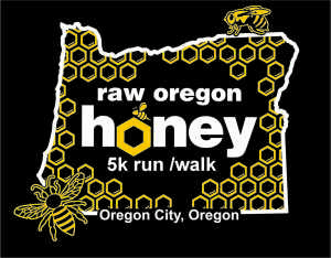 Raw Oregon Honey 5k logo