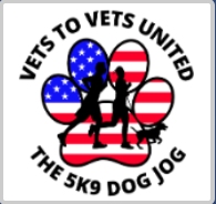 Vets To Vets United "The 5K9 Dog Jog" logo