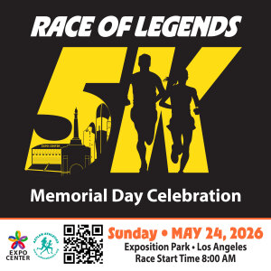 Exposition Race of Legends 5K Run logo