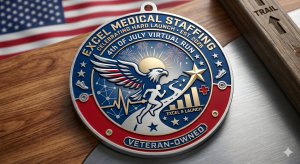 Excel & Launch 4th of July Virtual 5K logo