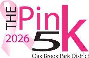Pink 5k Oak Brook Park District logo