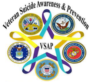 VSAP - Veteran Suicide Awareness and Prevention 3 Mile Walk/12 Mile Run/6 Mile 20kg Ruck logo