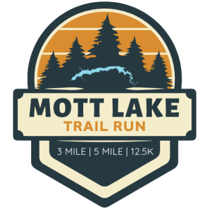 Mott Lake Trail Run (3Mile | 5Mile | 12.5K) logo