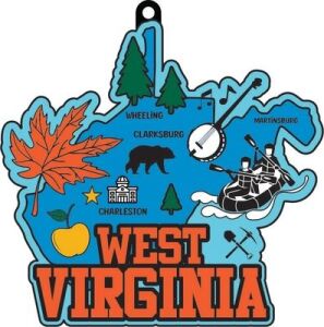 Race Through West Virginia 1M, 5K, 10K, 13.1, 26.2 - Now Only $20! logo