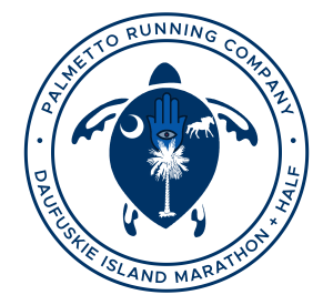 The Palmetto Running Company's Daufuskie Island Marathon and Half logo