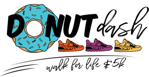 Heartline Donut Dash Walk/Run for Life 5k logo