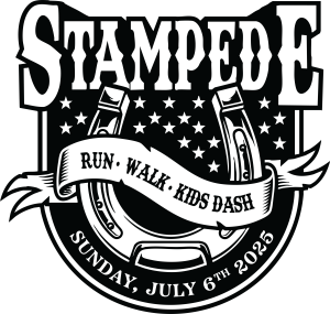 Frontier Days Stampede Run logo