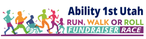 Ability 1st Utah 23rd Annual Run, Walk & Roll logo