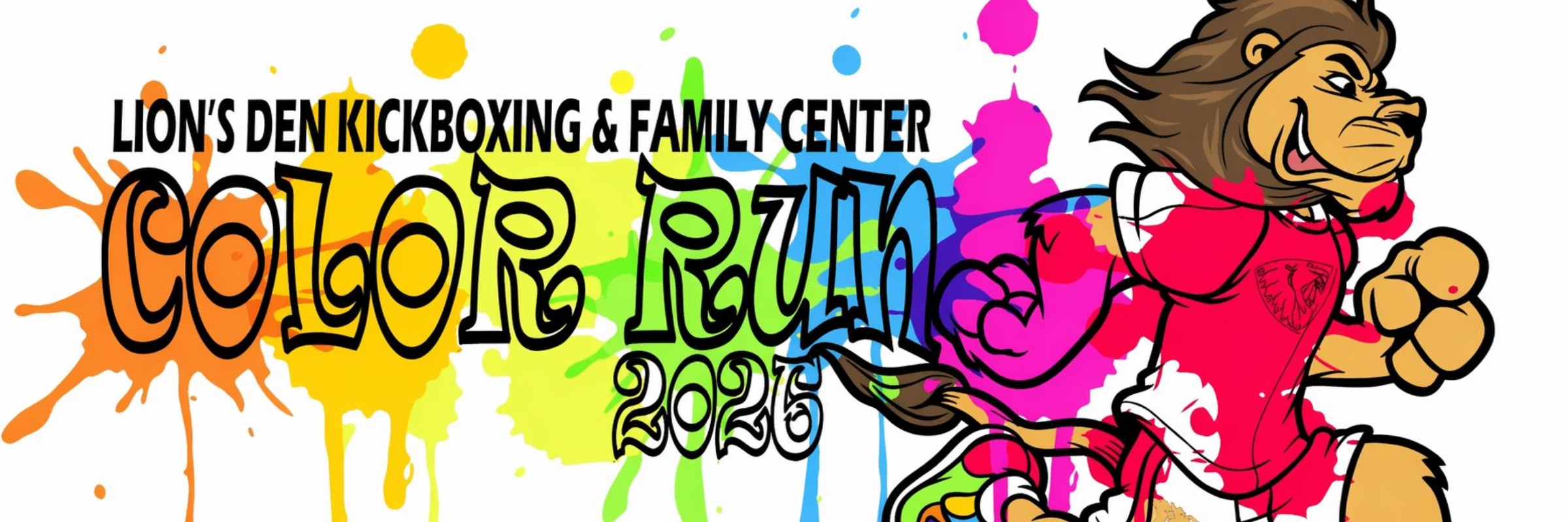 Lion's Den Kickboxing & Family Center Color Run