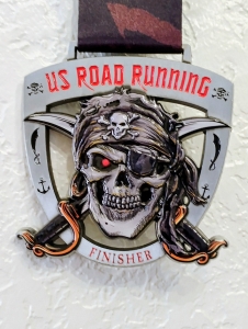 Pirate Virtual 5K, 10K, 13.1M, & 26.2M (April 2026) logo