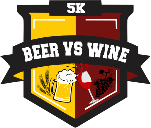 Beer Vs Wine 5K (Chicago Area) logo