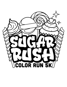 Sugar Rush Color Run 5K logo