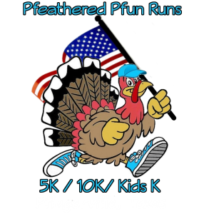 Pfeathered Pfun Run logo