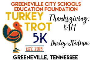 Gcs Education Foundation 5K Turkey Trot logo