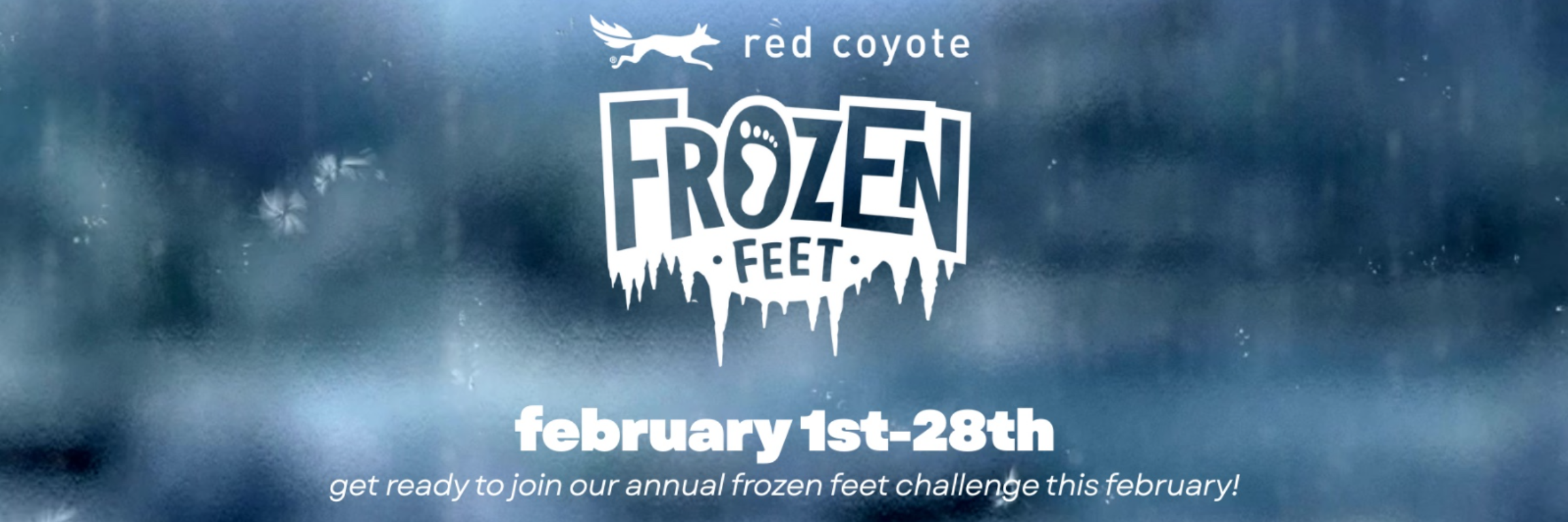 Red Coyote Frozen Feet Challenge