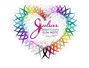 Julia's Warriors Run For Hope logo