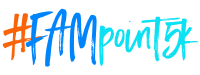 The FAMpoint5k logo