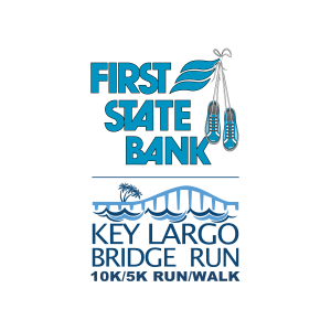 First State Bank Key Largo Bridge 10k/5k Run/Walk logo