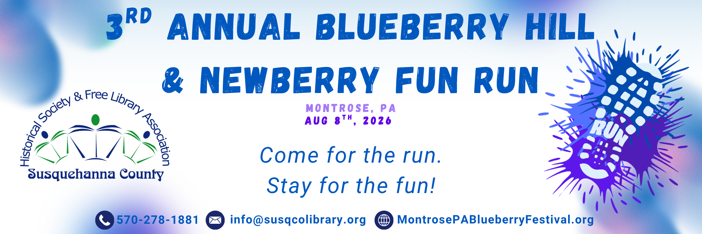 Blueberry Hill 5K & Newberry Fun Run