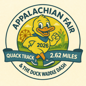 Appalachian Fair 2.62 Mile Mini Marathon & Kid's Duck Waddle Dash logo