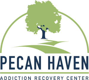 Escape the Darkness 5K presented by Pecan Haven Addiction Recovery Center logo