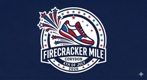 Corydon of July Firecracker Mile logo
