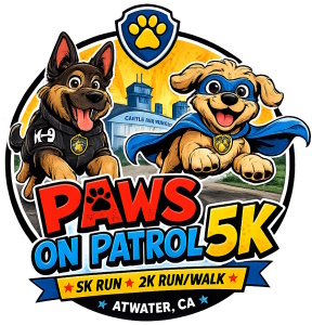 Paws On Patrol 5k logo