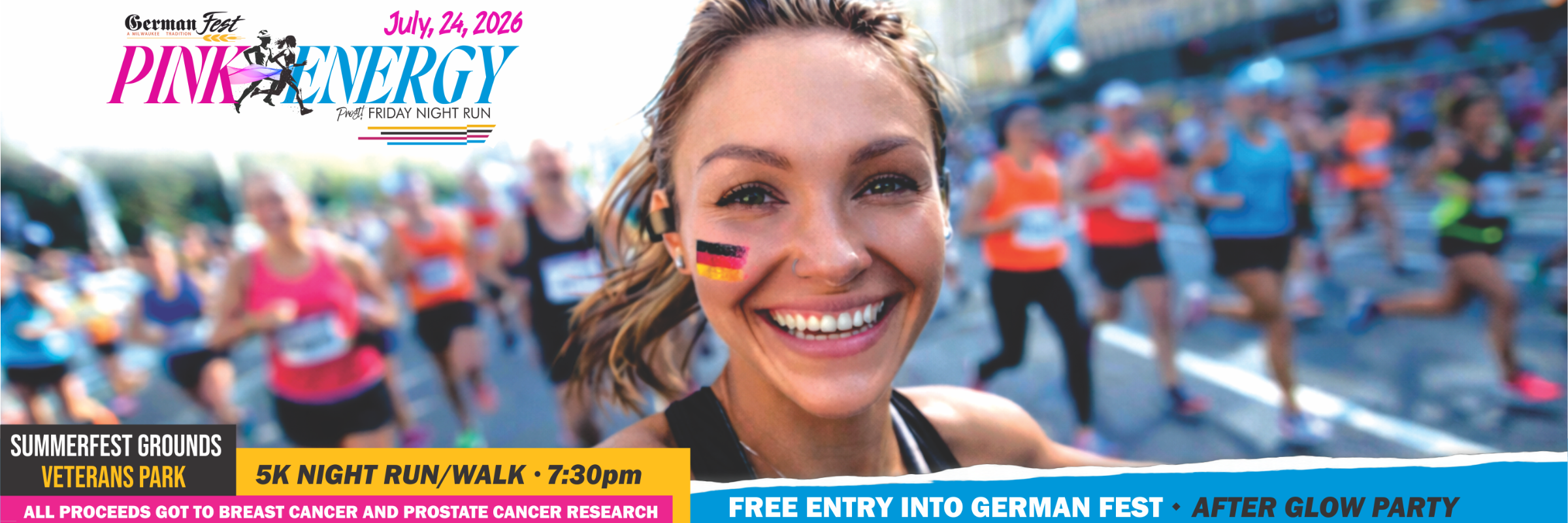 Pink Energy 5K Run/Walk at German Fest