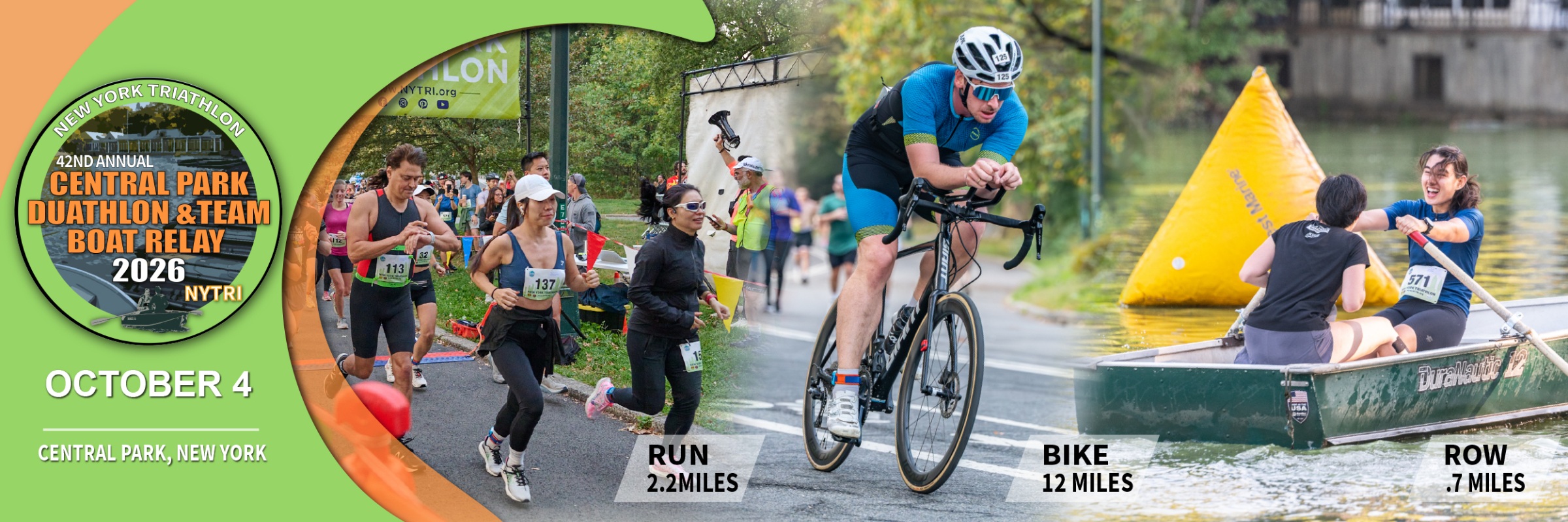 42nd Annual Central Park Duathlon/Team Boat Relay