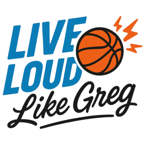 Live Loud Like Greg Basketball Tournament logo
