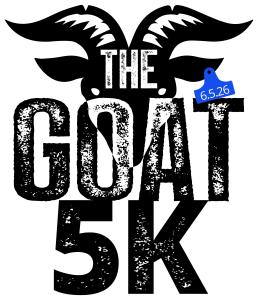 The GOAT 5K logo