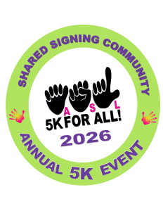 ASL-for-All 5K (Walk, Run & Roll) logo