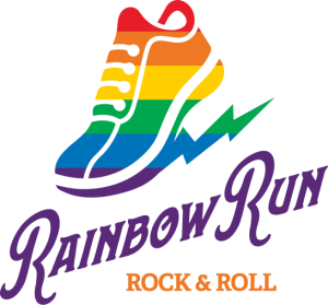 Rainbow Run, Rock & Roll logo