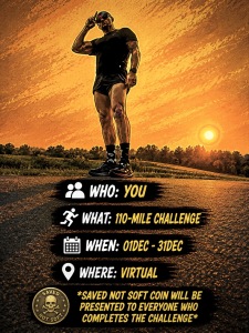 Saved Not Soft 110-Mile Challenge logo