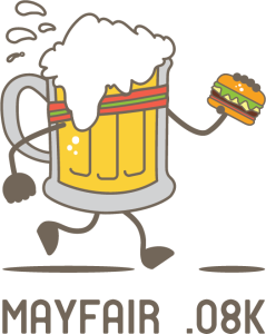 7th Annual Mayfair .08K Race logo