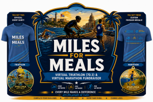 Miles For Meals Triathlon and Marathon logo