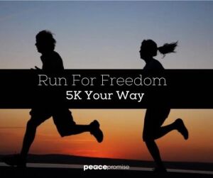 Peace Promise Run for Freedom logo