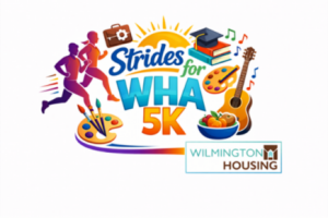 Strides for Wha logo