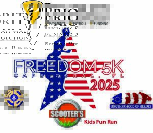Priority Business Solutions Freedom 5K &  Kid's Fun Run logo