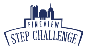 Fineview Step Challenge logo