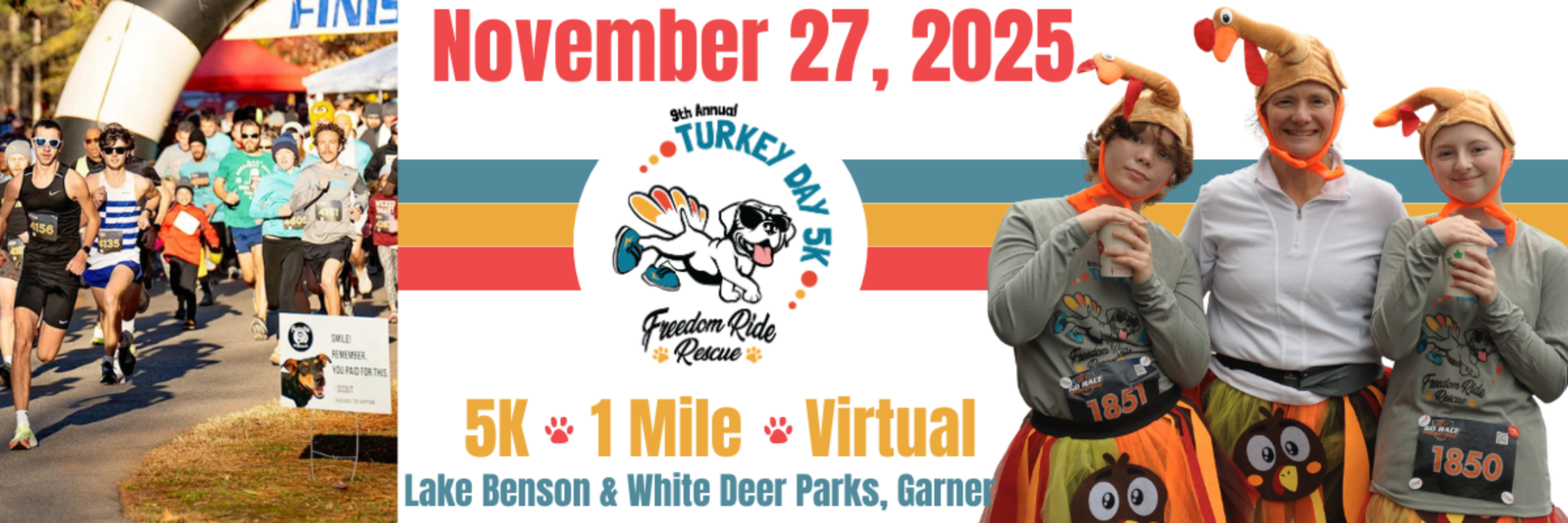 Freedom Ride Rescue Turkey Day 5K