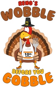 Reno's Wobble Before You Gobble 10K/ 5K/ 1 Mile Walk logo