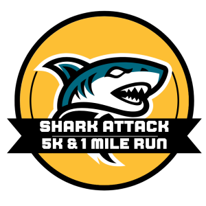 Shark Attack 5K & 1 Mile Run logo