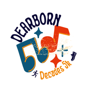 Dearborn Decades 5k logo