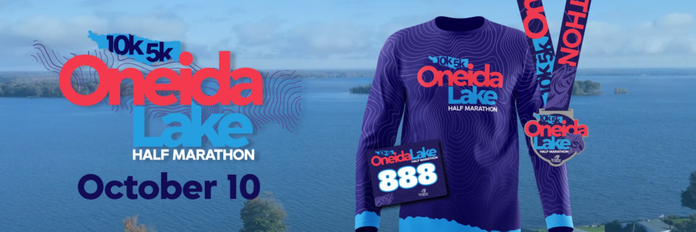 Oneida Lake Half Marathon, 10K & 5K